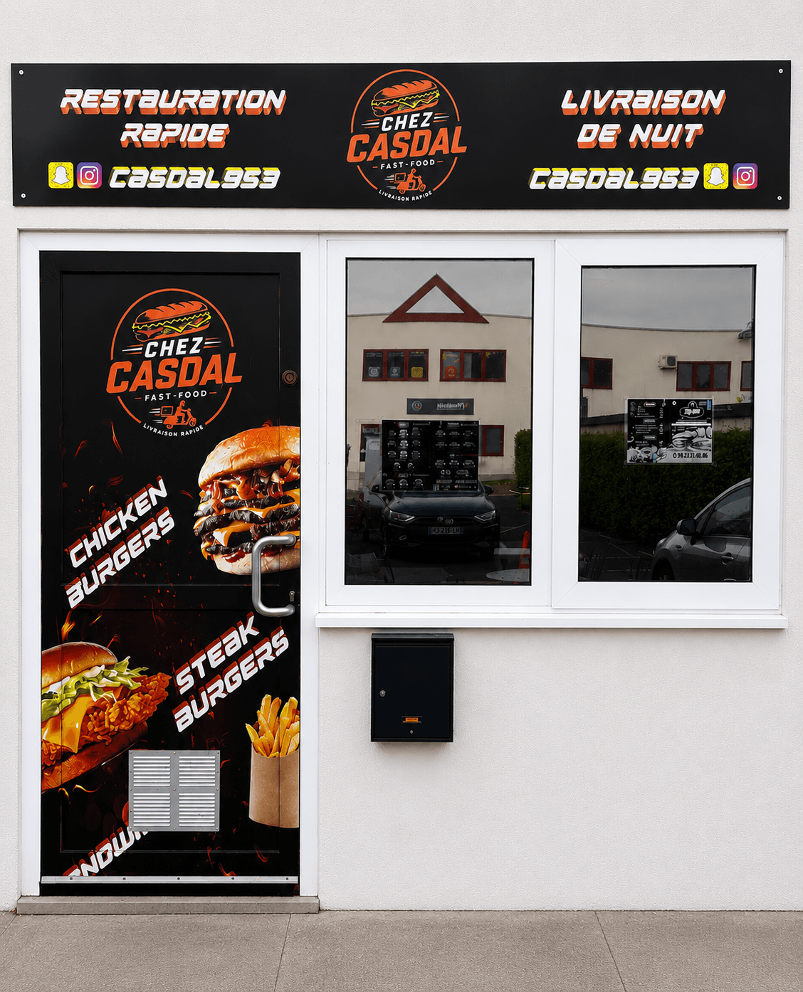 Devanture du restaurant Chez Casdal